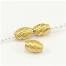 6x4mm Bicone Spring Spacer Beads Gold Platted Copper (You Pick Quantity) #CF111-G
