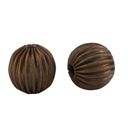 3mm Beautiful Mellon Spacer Beads Antique Bronze plated Copper (You Pick Quantity) #CF117-3