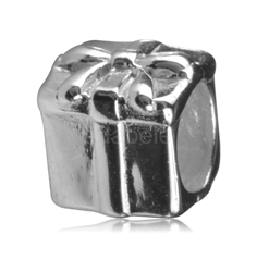 1pc x Sterling Silver My Love Box Bead For European Charm bracelet #EC131