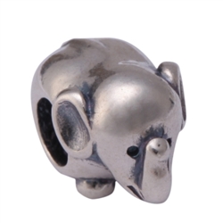 1pc x Sterling Silver Adorable Elephant Fits Pandora Biagi Troll Chamilla European Charm #EC148