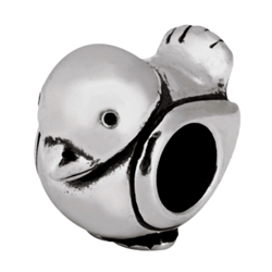 1pc x Sterling Silver Cute Dove Charm Fits Pandora Biagi Troll Chamilla European Charm #EC161