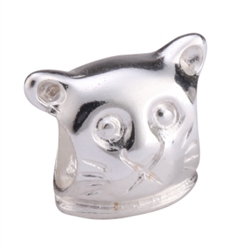 1pc x Sterling Silver I Love Cats Charm Fits Pandora Biagi Troll Chamilla European Charm #EC170