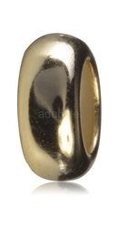 1pc x Sterling Silver Gold Platted Rubber Stopper Charm Fits Pandora Biagi Troll Chamilla European Charm #EC176