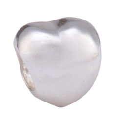 1pc x Sterling Silver Sweet Heart Charm Bead Fits Pandora Biagi Troll Chamilla European Charm #EC223