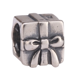 1pc x Sterling Silver Special Gift Box Charm Bead Fits Pandora Biagi Troll Chamilla European Charm #EC225