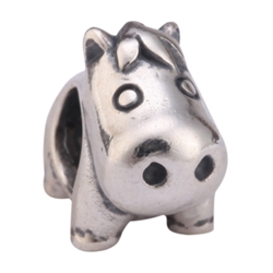 1pc x Sterling Silver Cute Horse Bead Fits Pandora Biagi Troll Chamilla European Charm #EC262