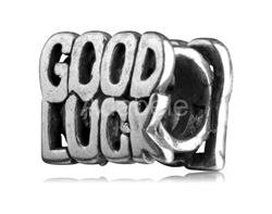 1pc x Sterling Silver Good Luck Charm Bead Fits Pandora Biagi Troll Chamilla European Charm #EC365