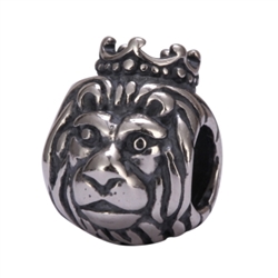 1 x  Highly Detailed Lion King Sterling Silver Charm Bead #EC673