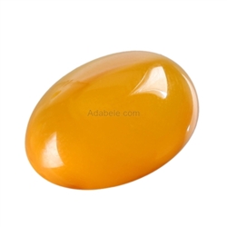 2pcs x Natural Yellow Agate Translucent Oval Cabochon Arc Bottom Semi-precious Gemstone Cabochon 20x15mm or 0.79"x0.6" GCN-C11