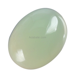 2pcs x Natural Grape Green Agate Translucent Oval Cabochon Arc Bottom Semi-precious Gemstone Cabochon 20x15mm or 0.79"x0.6" GCN-C7