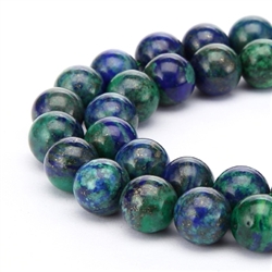 1 Strand Top Quality Natural Lapis Chrysocolla Gemstone 10mm Round Loose Beads 15.5" #GF1-10
