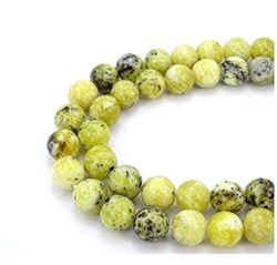1 Strand Top Quality Natural Yellow Turquoise Gemstone 10mm Round Loose Beads 15.5" #GF13-10
