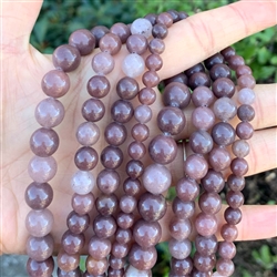 1 Strand Top Quality Natural Purple Aventurine Gemstone 4mm Round Loose Beads 15.5