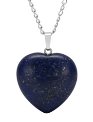 You Are My Only Love Natural Lapis Lazuli Healing Gemstone Reiki Chakra 18-20 Inch Gemstone Pendant Necklace in Gift Bag #GGP8-2