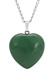 You Are My Only Love Natural Green Aventurine Healing Gemstone Reiki Chakra 18-20 Inch Gemstone Pendant Necklace in Gift Bag #GGP8-3