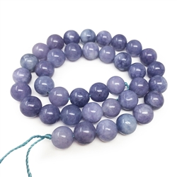 1 Strand Adabele Natural Opaque Tanzanite Quartz Healing Gemstone 10mm Round Loose Stone Beads (35-38pcs total) for Jewelry Making GH1-10
