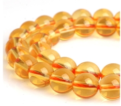 1 Strand Adabele Natural Citrine Yellow Crystal Healing Gemstone 10mm Round Loose Stone Beads (35-38pcs total) for Jewelry Making GH2-10