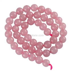 Top Quality Natural Rose Quartz Gemstone Loose Round Beads 10mm Spacer Beads  15.5" (1 strand) GS10-10