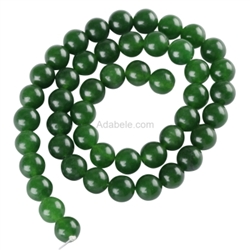 Top Quality Natural Green Jasper Gemstone Loose Round Beads 10mm Spacer Beads  15.5" (1 strand) GS15-10