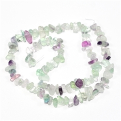 Top Quality Natural Fluorite Gemstones Smooth Chips Beads Free-form Loose Beads ~8x5mm beads  (1 strand, ~33") GZ1-14
