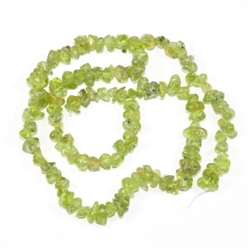 Top Quality Natural Peridot Gemstones Smooth Chips Beads Free-form Loose Beads ~8x5mm beads  (1 strand, ~ 33 inch) GZ1-17