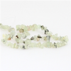 Top Quality Natural Green Prehnite Gemstones Smooth Chips Beads Free-form Loose Beads ~8x5mm beads  (1 strand, ~ 33 inch) GZ1-4
