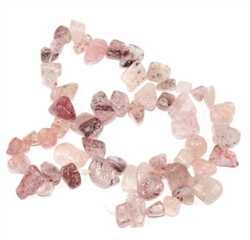 Top Quality Natural Strawberry Quartz Gemstones Smooth Teardrop Loose Beads Free-form ~18x10mm beads  (1 strand, ~16