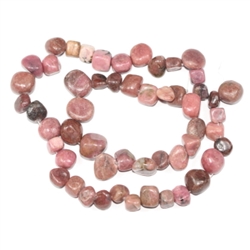 Top Quality Natural Rhodochrosite Gemstones Smooth Teardrop Loose Beads Free-form ~18x10mm beads  (1 strand, ~16") GZ6-33