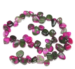 Top Quality Natural Red Ruby Zoisite Gemstones Smooth Teardrop Loose Beads Free-form ~18x10mm beads  (1 strand, ~16") GZ6-34