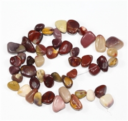 Top Quality Natural Mookaite Jasper Gemstones Smooth Teardrop Loose Beads Free-form ~18x10mm beads  (1 strand, ~16") GZ6-40