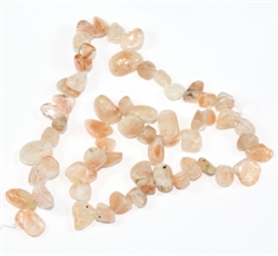 Top Quality Natural Gold Sunstone Gemstones Smooth Teardrop Loose Beads Free-form ~18x10mm beads  (1 strand, ~16