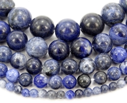 AAA Natural Sodalite Gemstone 10mm Round Loose Beads 15.5
