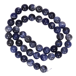 AAA Natural Sodalite Gemstone 8mm Round Loose Beads 15.5