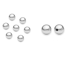 50pcs Adabele Authentic 925 Sterling Silver Seamless Smooth 4mm (0.16 Inch) Small Round Spacer Beads for Jewelry Making SS143
