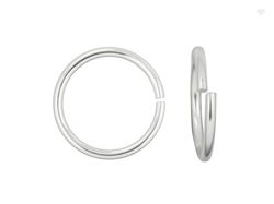 50pcs Adabele Authentic Sterling Silver Open Jump Rings 4mm (0.16 inch) Small O Ring Connector (Wire 0.8mm/0.031 Inch/20 Gauge) for Jewelry Craft Making SS77-4