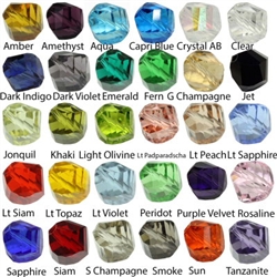 25pcs Adabele Austrian 6mm Helix Crystal Beads | You Pick Color #ssh6