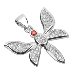 1pc Top Quality Silver Dragonfly Charm/Pendant with Man Made Diamond Simulants # MCAC08