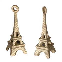 10 x Eiffel Tower Charms 20x7mm Antique Bronze Tone  #MCZ474