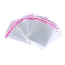 100 x Top Quality Self Adhesive Resealable Clear Plastic Cellophane Poly Bag (Thick)| You Pick Size