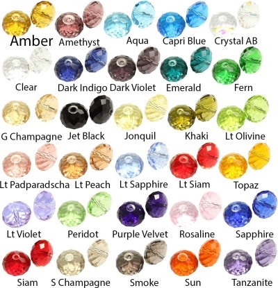 Top Quality Austrian Rondelle Crystal Beads